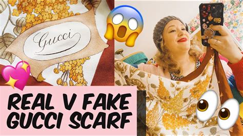 how to spot fake gucci scarf|authentic gucci silk scarf.